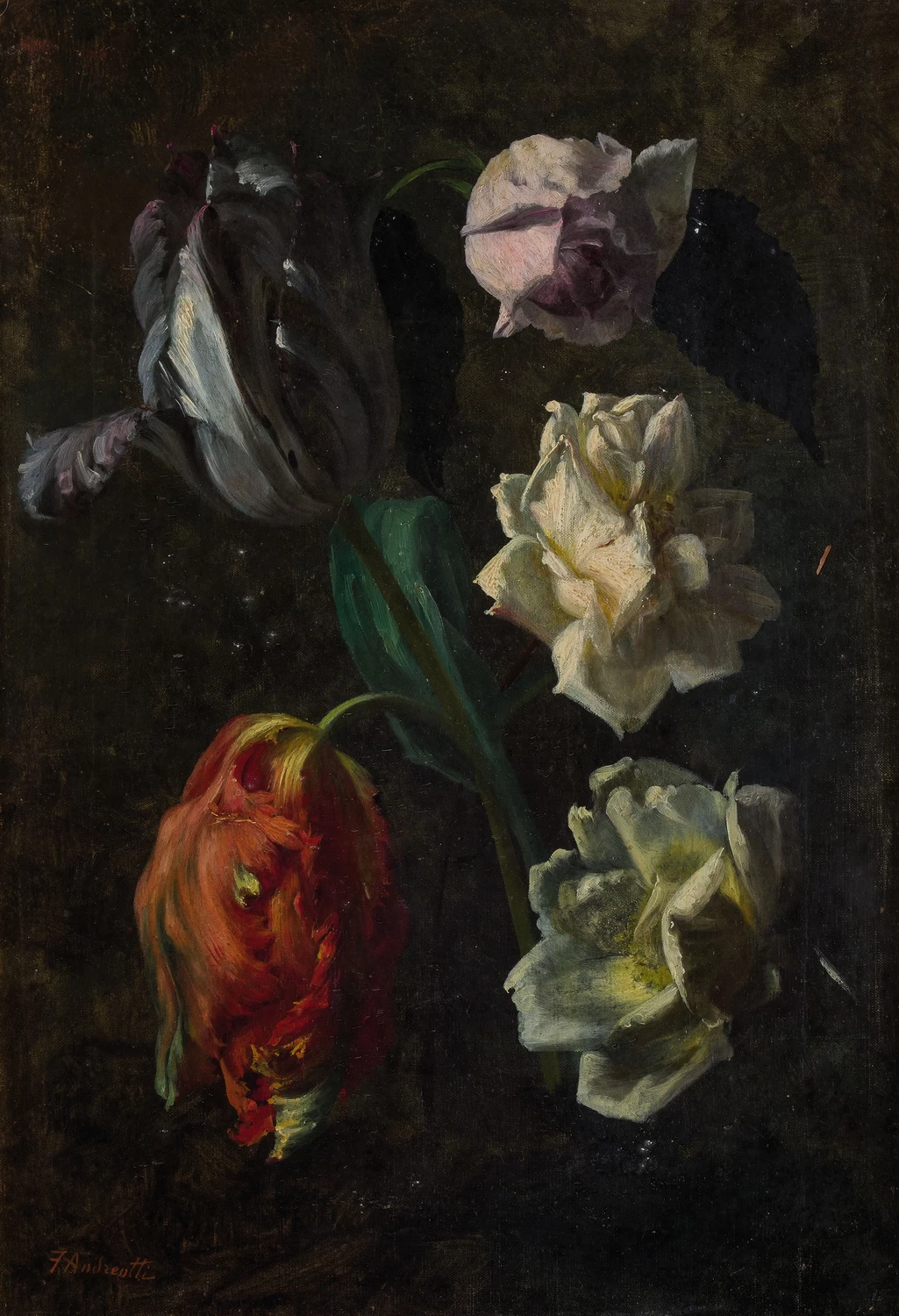 Mazzo di fiori con rose